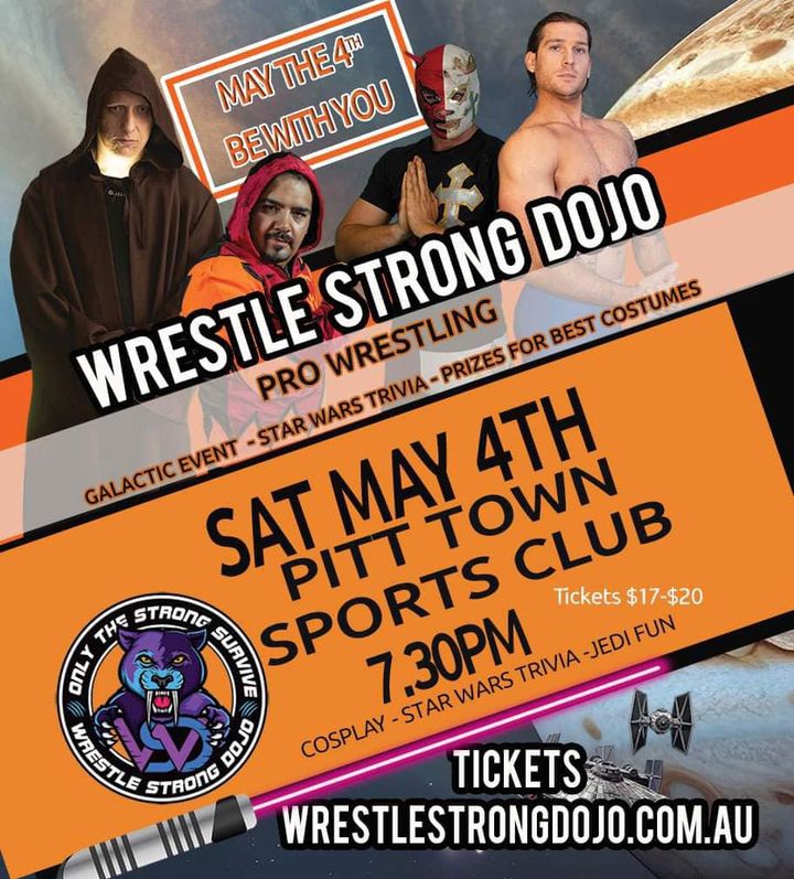 Featured image for “May the 4th be with you – pro wrestling – TONIGHT!”
